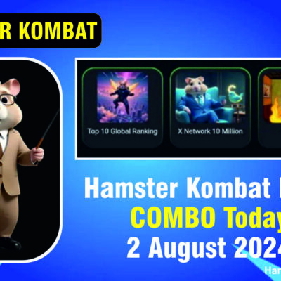 Hamster Kombat Daily COMBO August 2 | Hamster Kombat Hindi