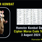 Hamster Kombat Daily Cipher